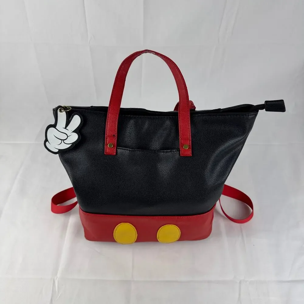 Disney Dani Nicole Mickey Mouse Mini Backpack Bag‎ Red Black Yellow Purse